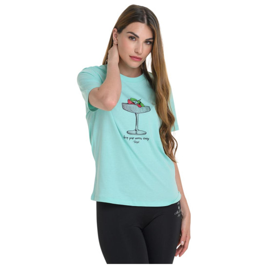 Target Γυναικεία κοντομάνικη μπλούζα Single Jersey ''Coctail''